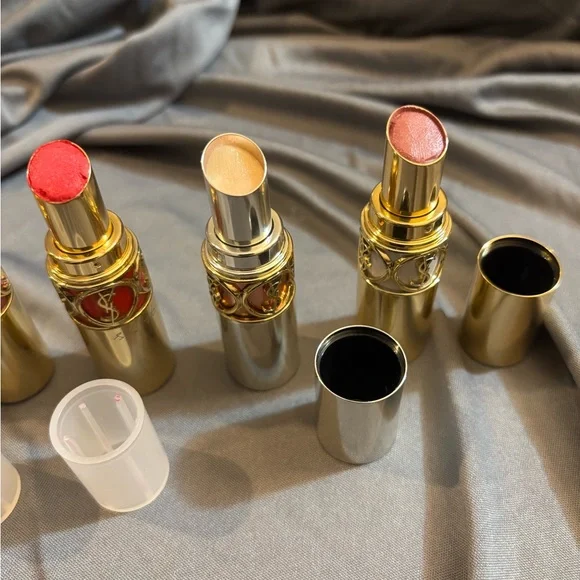Yves Saint Laurent Rouge Volupté Lipstick Bundle Set 5 Lip color Variety Pack - Picture 6 of 14